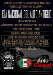 Día Nacional del Auto Antiguo Monterrey 2019