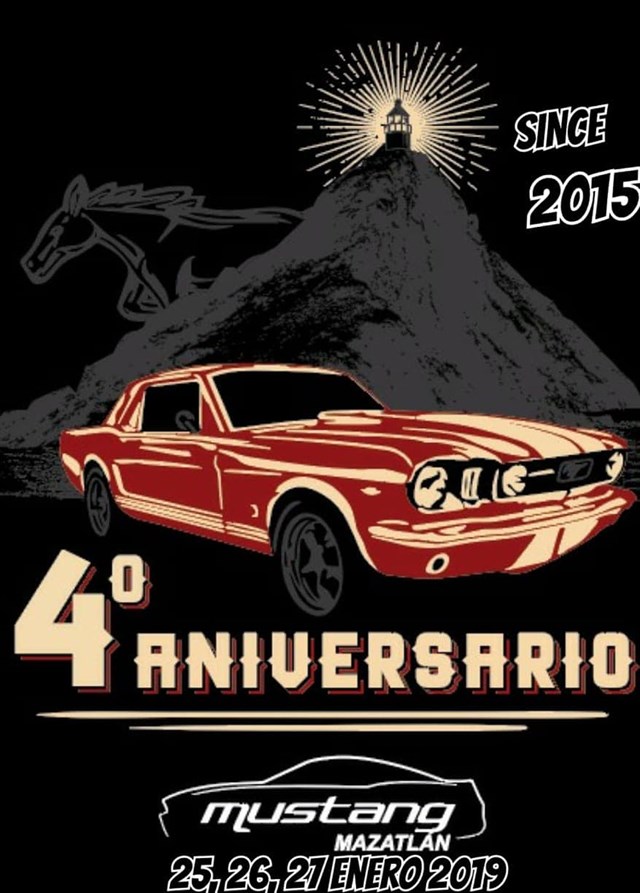 4to Aniversario Mustang Mazatlan