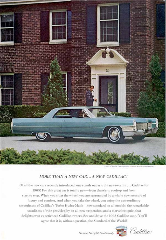 Publicidad de Cadillac de Ville 1965 #617