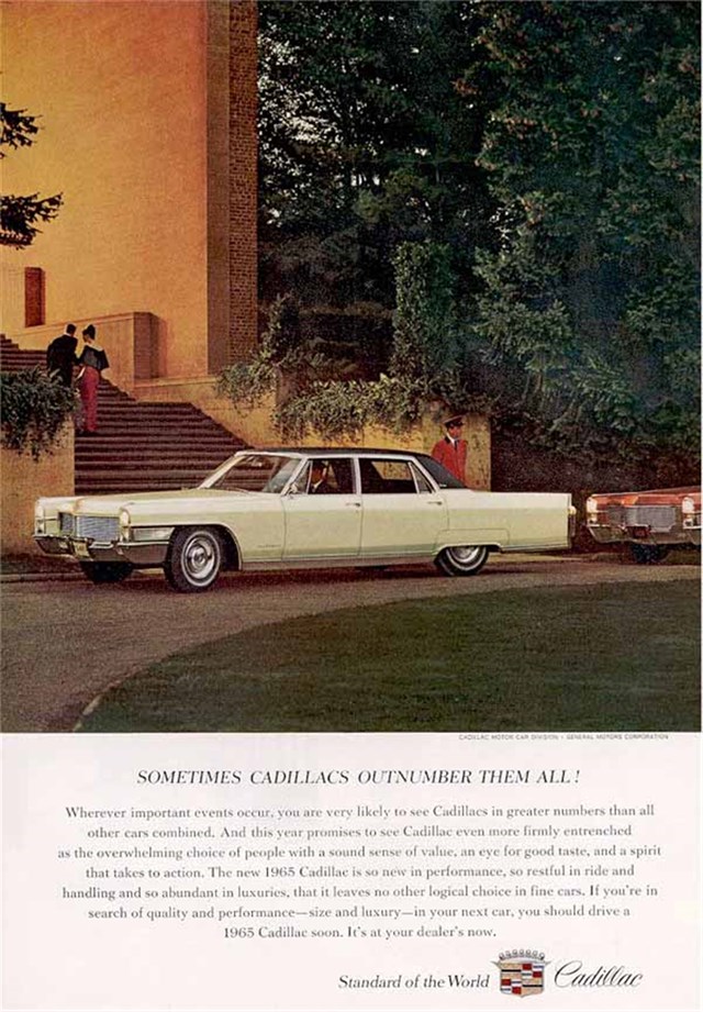Publicidad de Cadillac Serie 60 Special 1965 #618