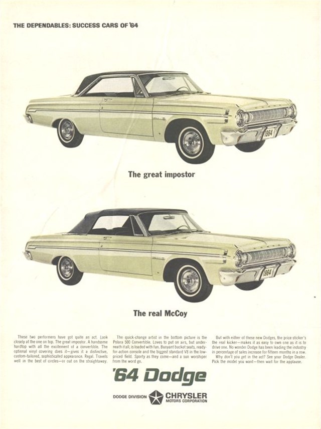 Publicidad de Dodge Polara 1964 #37