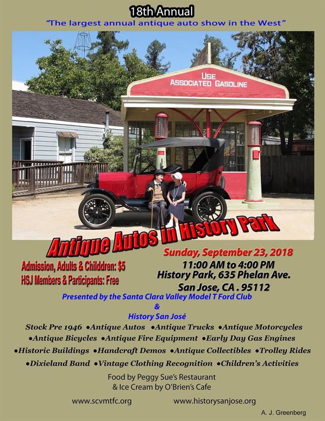 18th annual Antique Autos in History Park