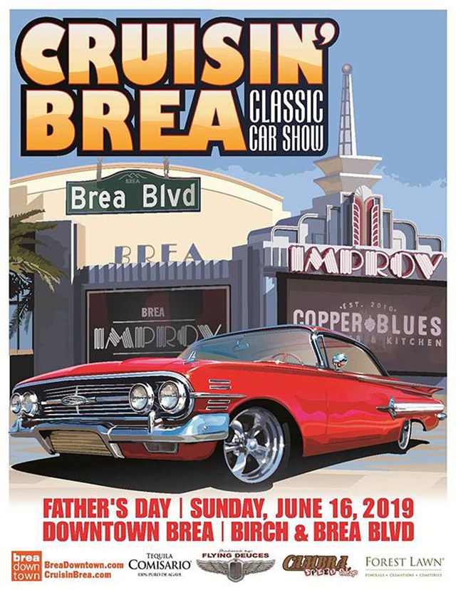 Cruisin Brea Father's Day Car Show  2019