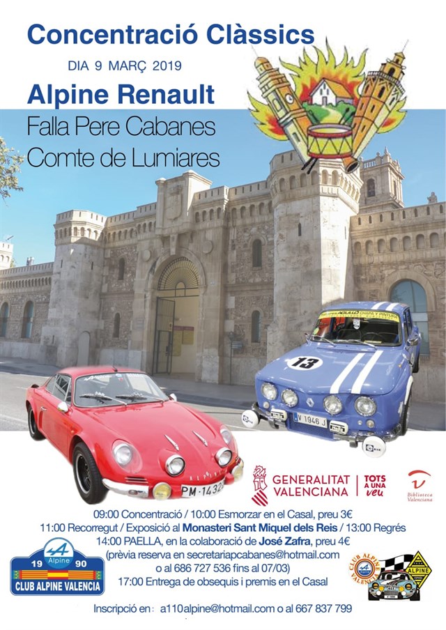 Concentración Clásicos Alpine Renault 2019