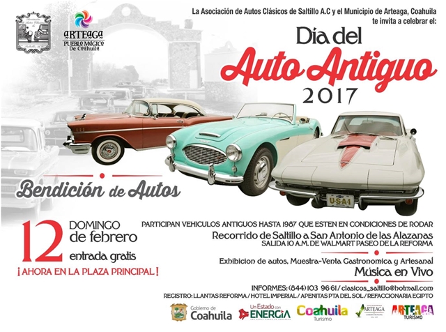 Día del Auto Antiguo Saltillo 2017