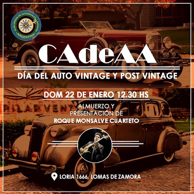 CAdeAA  Día del Auto Vintage y Post Vintage