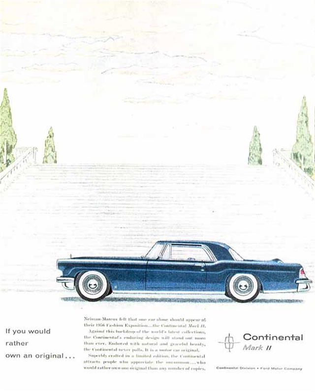 Publicidad de Lincoln Continental 1956 #428