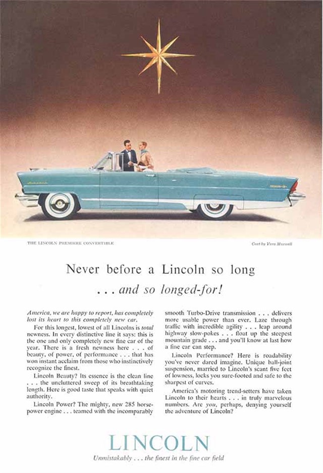Publicidad de Lincoln Premiere 1957 #429