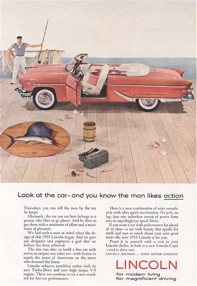 Publicidad de Lincoln Capri 1955 #432