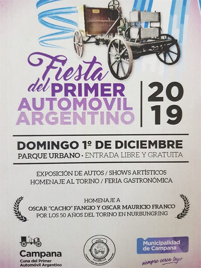 Fiesta Del Primer Automóvil Argentino 2019