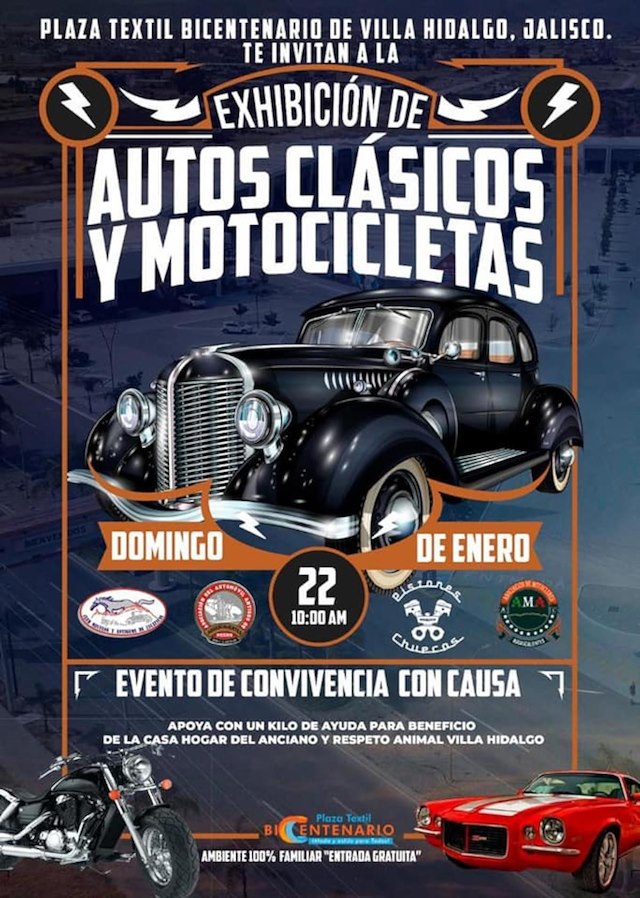 Exhibición de Autos Clásicos y Motocicletas