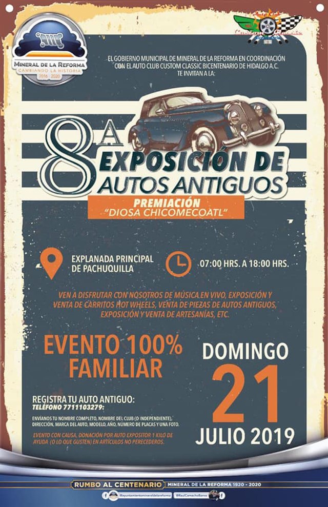 8a Exposición de Autos Antiguos Pachuquilla