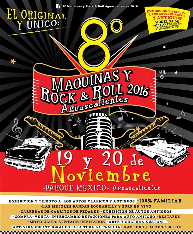 8o Máquinas y Rock & Roll 2016 Aguascalientes