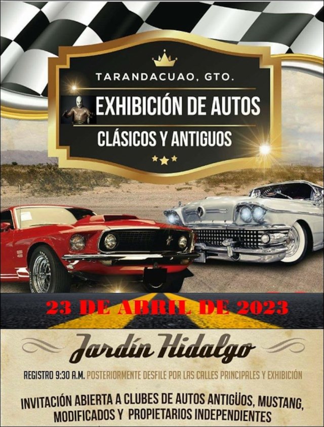 Exhibición de Autos Clásicos y Antiguos Tarandacuao