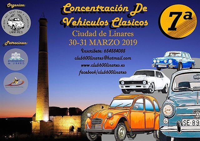 VII Concentración de Vehículos Clásicos "Ciudad de Linares"