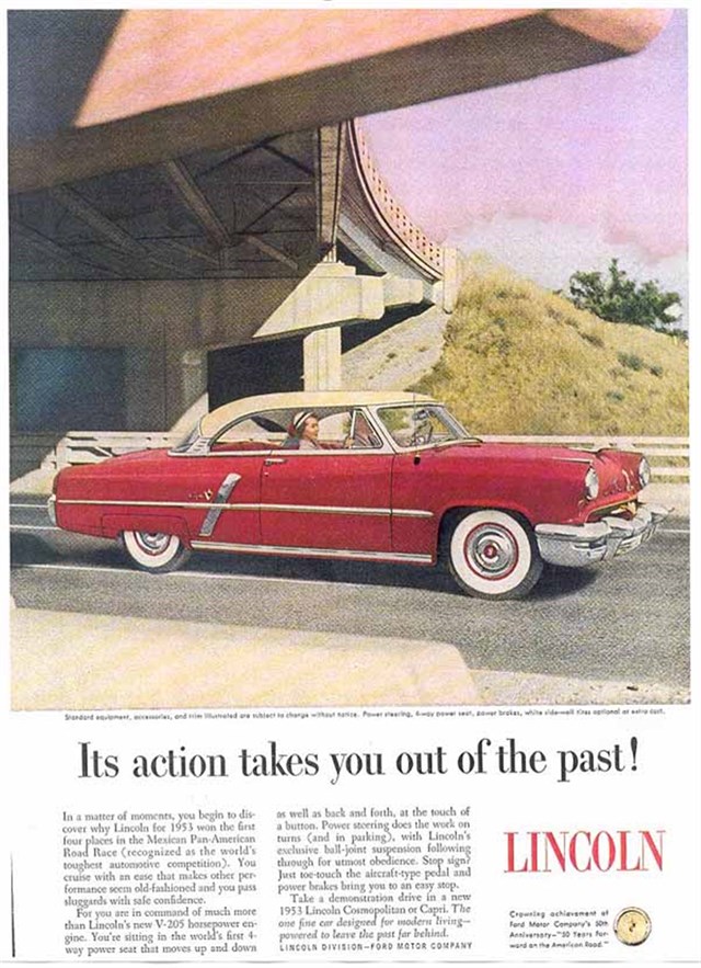 Publicidad de Lincoln Capri 1953 #344