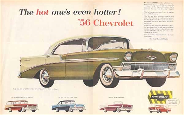 Publicidad de Chevrolet Bel Air 1956 #865