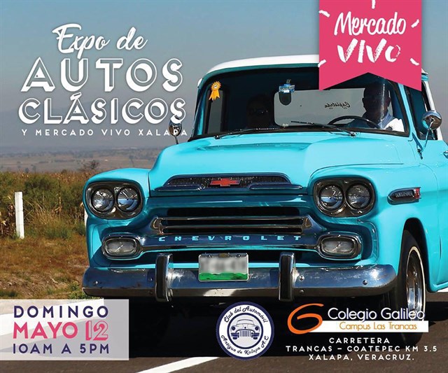 Exposición de Autos Clásicos y el Mercado Vivo Xalapa Mayo 2019