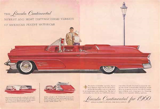 Publicidad de Lincoln Continental 1960 #575