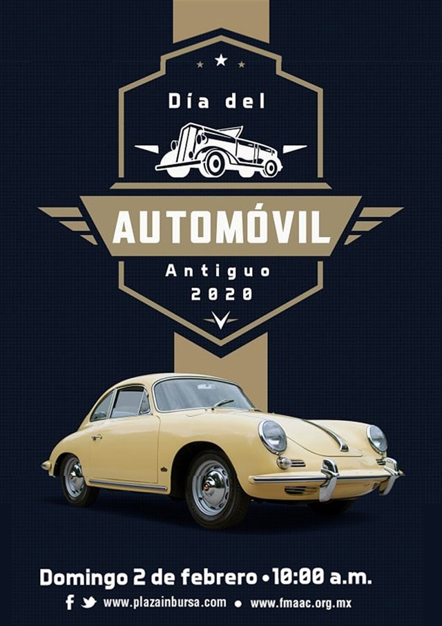 Día del Automóvil Antiguo Ciudad de México 2020