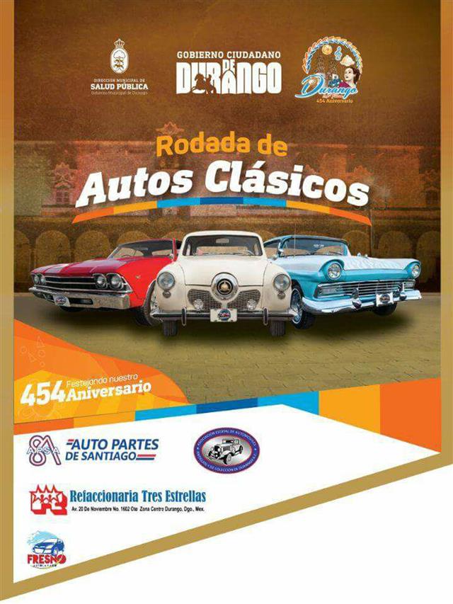 Rodada de Autos Clásicos Durango 2017