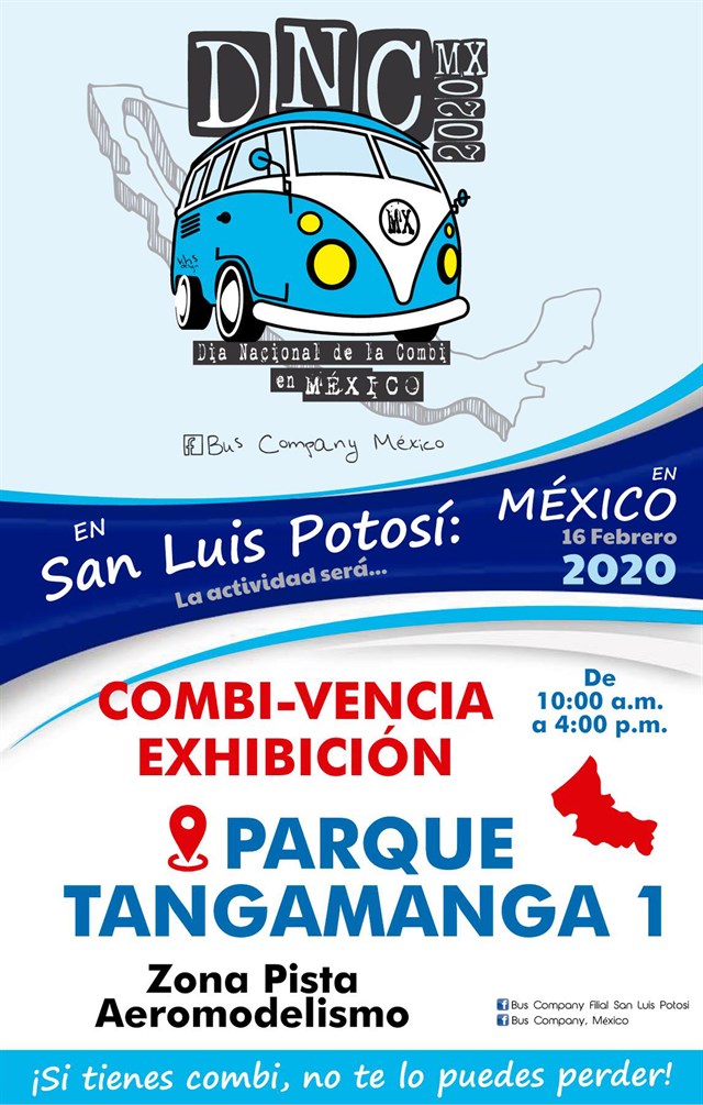 Día Nacional de la Combi San Luis Potosí 2020