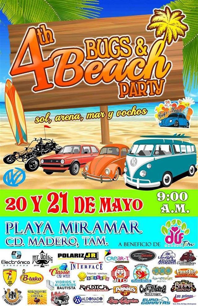 4th Bugs & Beach Party Playa Miramar
