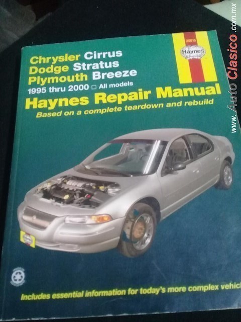 Plymouth Breeze Haynes Manuals Chrysler Cirrus 1995-2000 Dodge Stratus 