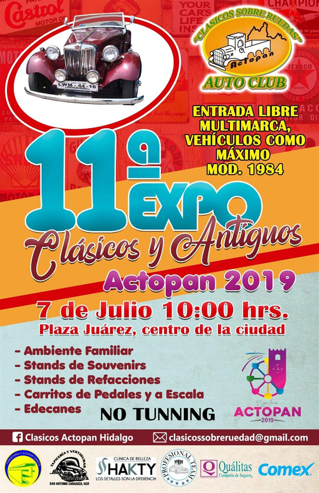 11a Expo Clásicos y Antiguos Actopan 2019