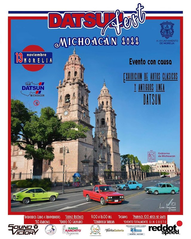 Datsun Fest Michoacán 2022 - Events of Classic Cars, Rallyes, Parades and  Exhibitions : English