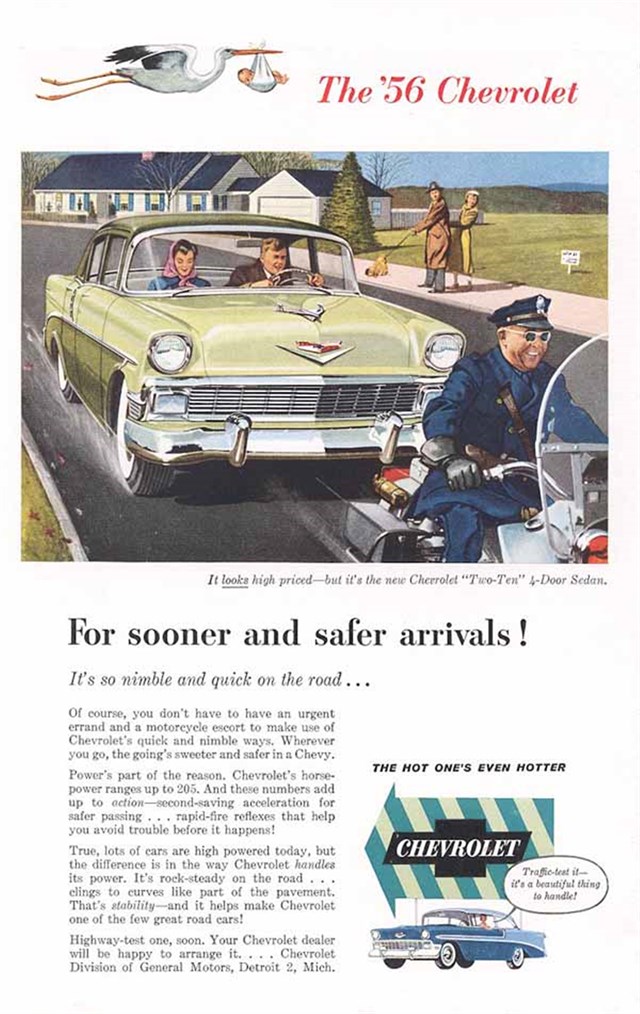 Publicidad de Chevrolet 210 1956 #387