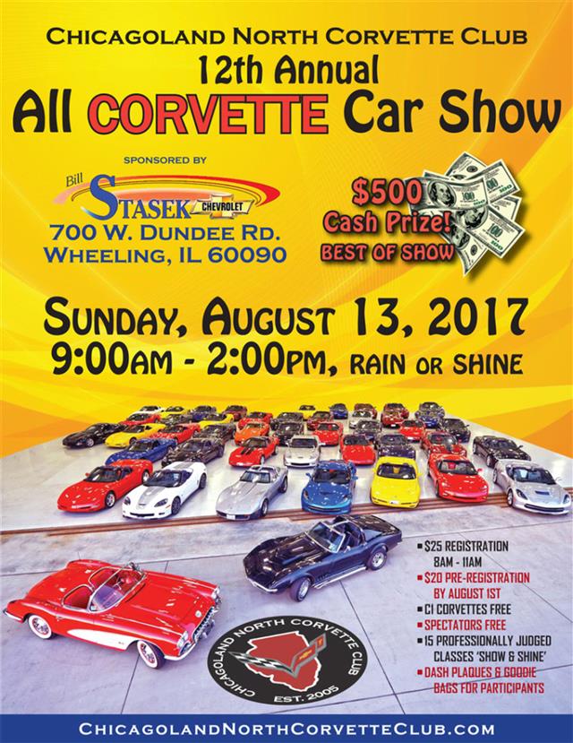 12th Anual All Corvette Car Show
