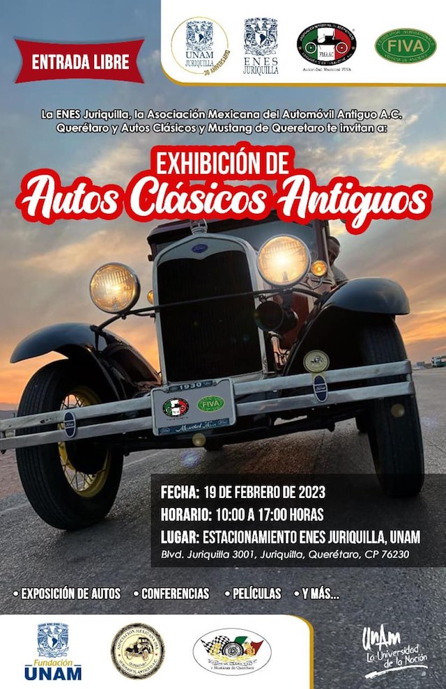 Exhibición de Autos Clásicos Antiguos