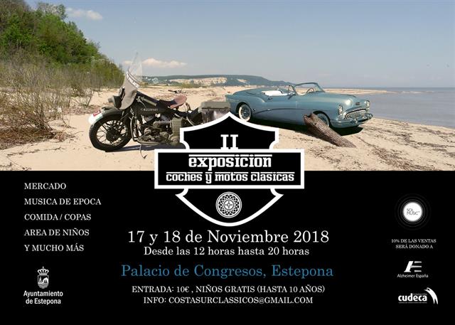 II Exposicion de Coches y Motos Clasicas Estepona
