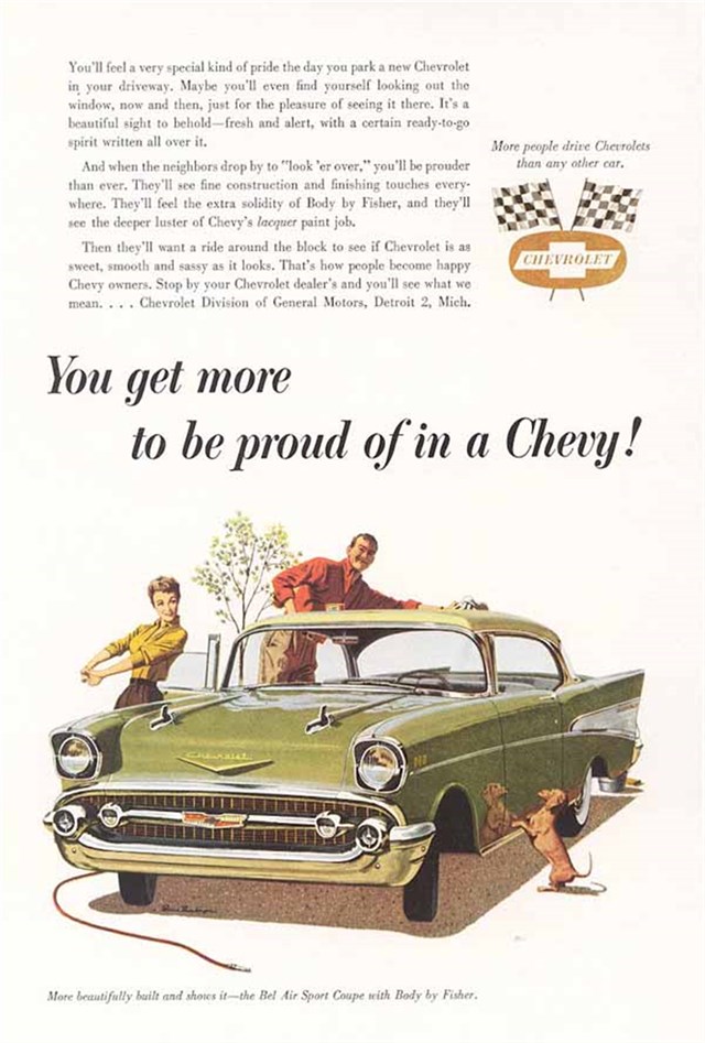 Publicidad de Chevrolet Bel Air 1957 #392