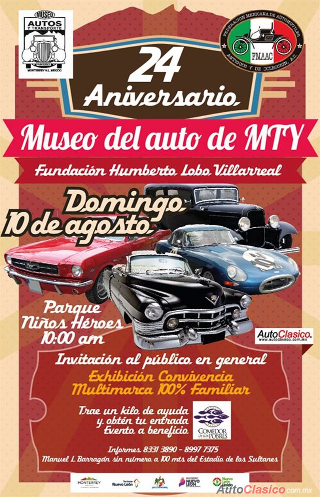 24 Aniversario Museo del Auto de Monterrey