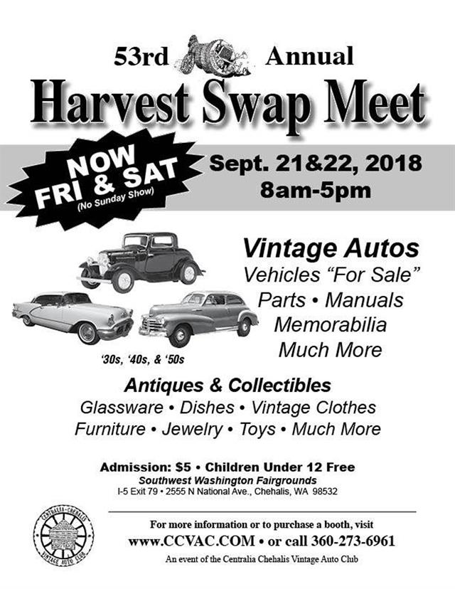 53rd Annual Harvest Swap Meet