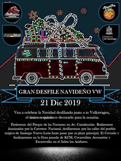 Más información de Gran Desfile Navideño VW 2019