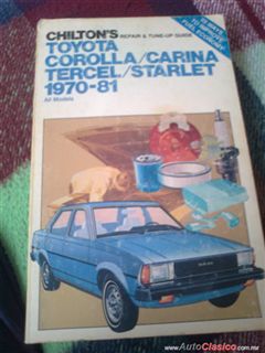 manual de servicio y mantenimiento de Toyota corolla, carina tercel, starlet 1970-1981.