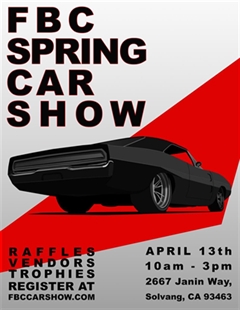 Más información de First Baptist Church Spring Car Show 2019