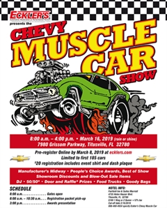 Más información de Eckler's Chevy Muscle Car Show 2019
