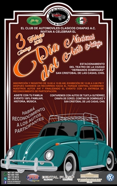 Más información de Día del Automóvil Antiguo Chiapas 2019