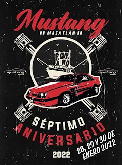 Más información de 7o Aniversario Mustang Mazatlán