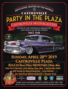 Más información de Castroville Party In The Plaza 2019