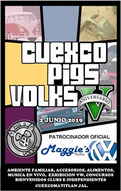Más información de V Aniversario Cuexco Pigs Volks