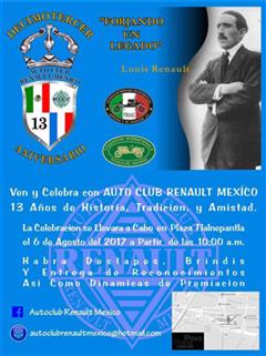 Más información de Decimo Tercer Aniversario Moto Club Renault México