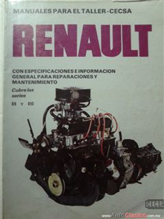 manual de servicio y manto de Renault  R-8 y R-10