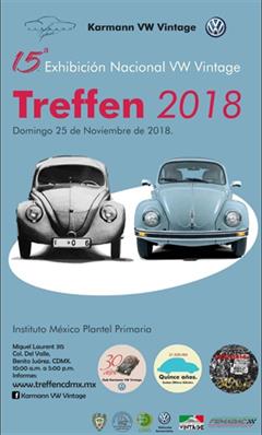Más información de 15a Exhibición Nacional VW Vintage Treffen 2018
