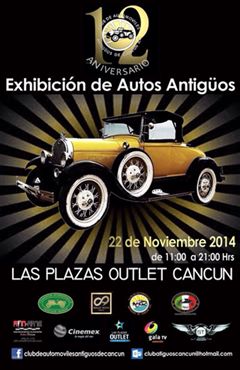 Más información de Exhibición de Autos Antiguos Cancún