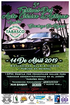 Más información de 5o Festival Del Auto Clásico & Antiguo "Domingo de Ramos"
